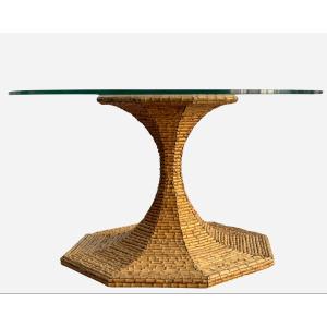 Dining Room Table, By G. Purini And M. Mariani, Vivai Del Sud Editions, Italy Circa 1970