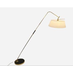 Extendable And Adjustable Floor Lamp, Editions Maison Lunel, Paris, France, Circa 1960 