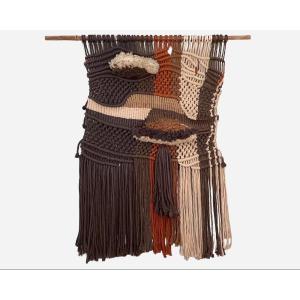 Macramé Wall Tapestry, Spain, Circa 1970