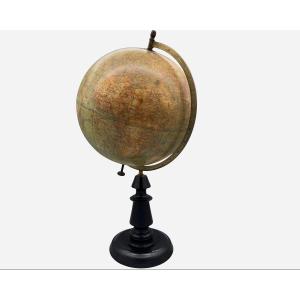 Large Terrestrial Globe, By Joseph Forest, Paris, France, Circa 1890