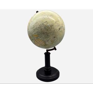 Terrestrial Globe On Foot, Editions E. Bertaux, G. Thomas Successeur, Circa 1900