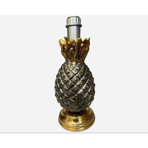 Pineapple Lamp Base, Italy, Circa 1970