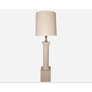 Large Column Lamp, By Philippe Barbier, Maison Barbier, Paris, France, Circa 1960/1970 