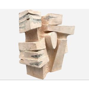 Model Sculpture In Clay And Cement, By Michel Lucotte, France, Circa 1970