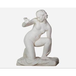 "le Refus", Original Plaster Sculpture By Philippe Besnard, Paris, France, 1937