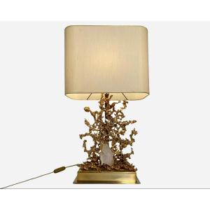 Large Table Lamp, By Claude Victor Boeltz, Paris, France, Circa 1980 