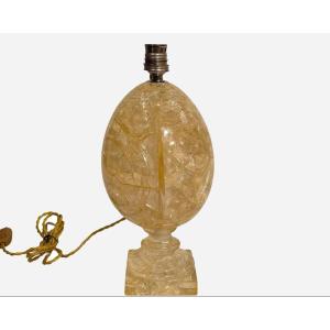 Fractal Resin Lamp Base, By Pierre Giraudon Atelier Giraudon, Paris, France Circa 1970