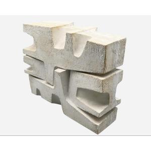 Plaster Sculpture By Michel Lucotte, France, 1961