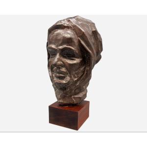 Head Of A Berber Man, Terracotta Sculpture, Paul Sersté, , Belgium, Circa 1940