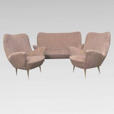 1950s Italian Lounge Set