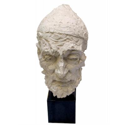 Willem Verbon. Kees Van Dongen, Ninety Years Old, Original Plaster. 1967