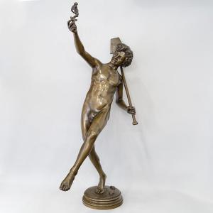 Sculpture Bronze - A Find In Pompeii , Hippolyte Alexandre Moulin (1832-1884)
