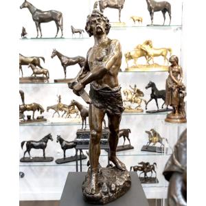 Sculpture - Pro Aris Et Focis , Henri Fugere (1872-1944) - Bronze