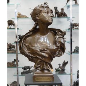 Sculpture - Hope , Félix Pierre Richard (1848-1912) - Bronze