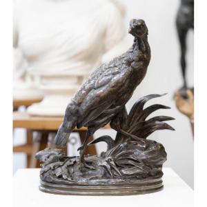 Sculpture - The Pheasant Hen , Jules Moigniez (1835–1894) - Bronze