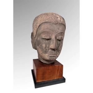 U Tong Buddha Head, Thailand
