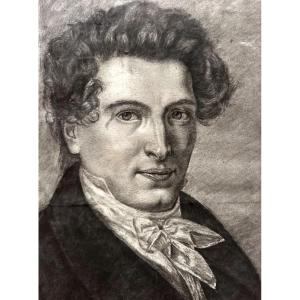 Louise Basbayon Du Maine, Portrait Of Monsieur Basbayon Du Maine, 1845