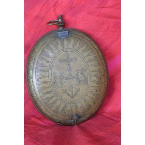 17th Century Portable Copper Reliquary