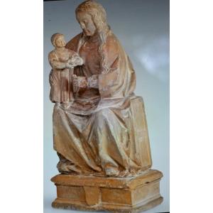 Virgin And Child 16th Century 