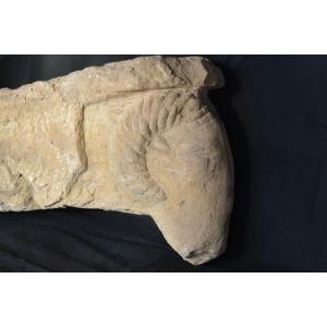 Ram's Head Corbel, 12th Century