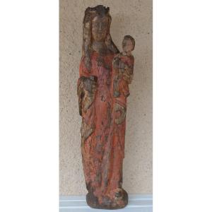 Virgin And Child With A Goldfinch, Late 14th Century 