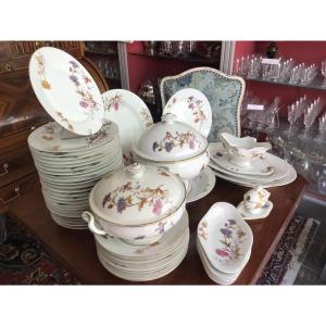 1900s Fine China 43 Piece Dinner Service Set