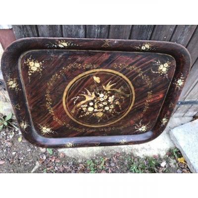 Tray In Painted Sheet XIXth