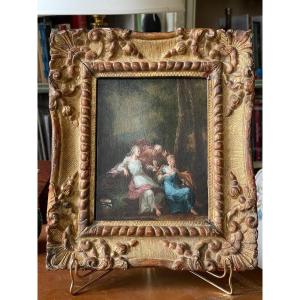 Gallant Scene In A Park, Lot And His Daughters