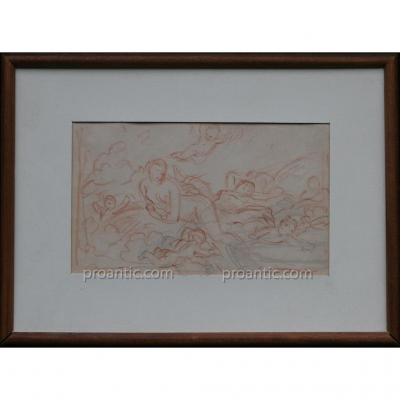 Alexandre Evariste Fragonard, Study Of Swimmers With Putti