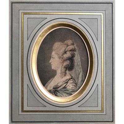 Colombe l'Ainée, Portrait Engraved After J.a. Lemoine