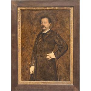 Alexandre Falguière (attributed To) Portrait Of A Man