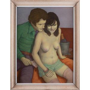 Edouard Dumoulin (1898-1973) The Customer - Temptation Of Saint Anthony