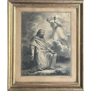 Octave Tassaert (1800 - 1874) Christ On The Mount Of Olives
