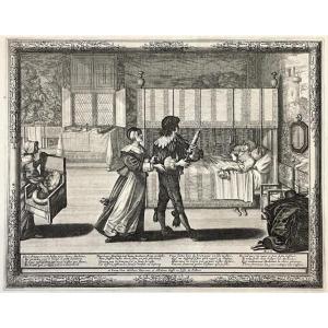 Abraham Bosse (1602 - 1676), The Enema, Etching And Burin, 1632-1633