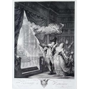 Nostradamus Fils Showing Marie De Médicis The Future By Ransonette