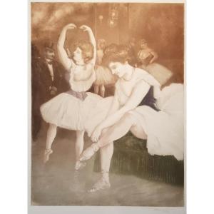 Charles Maurin Dancers Before The Show