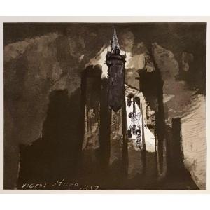 Georges Aubert, After Victor Hugo, The Castle During The Storm