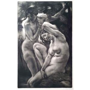 Victor Prouvé, Two Bathers