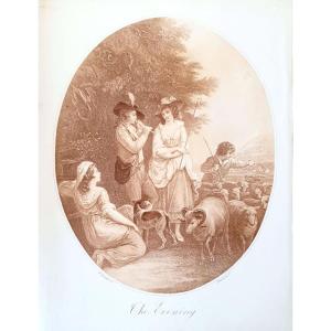 Francesco Bartolozzi, Four Times Of Day: Morning, Noon, Afternoon And Night