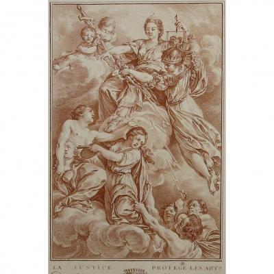 Demarteau, Justice Protects The Arts, Pencil Way