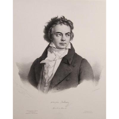 Grevedon, Beethoven, Lithograph 1841
