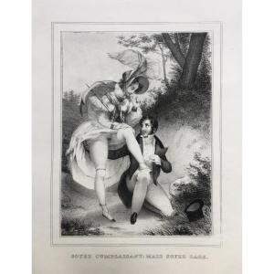 19th Century French School, Be Complacent; But Be Wise, Lithograph