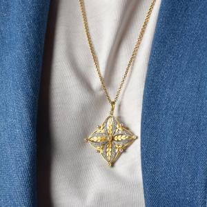 Diamond And Pearl Pendant
