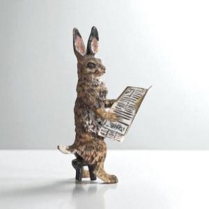 Reading Rabbit – Vienna Bronze Late 19th / Early 20th Century - Bergmann Workshop