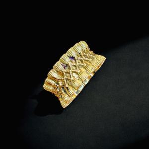 Passementerie Ring Signed Boucheron