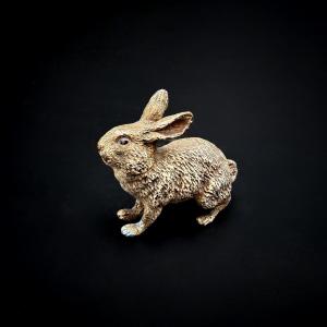 Small Rabbit - Vienna Bronze, Late 19th Century