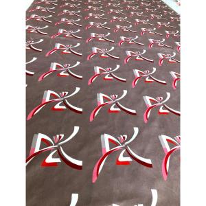 Textile Meterage Velvet Printed XXth Century