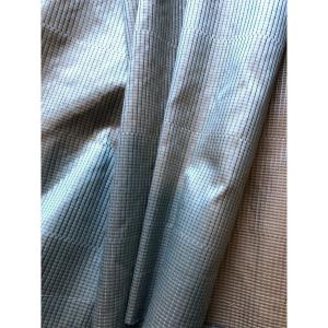 Textile Silk Damascus Early XIXth Century Large Meter