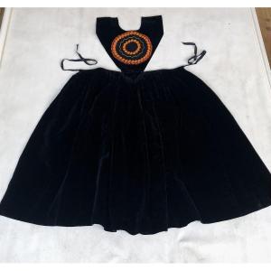Fabric Petticoat Breastplate Bigouden Regional Costume Apron Brittany