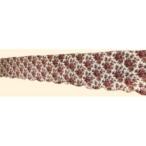 Antique Printed Valance Fabric From The 19th Century